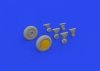 Eduard 648887 FM-2 wheels EDUARD 1/48